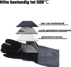 BBQ Handschoenen - Ovenwanten - Hittebestendige Handschoen - Bbq Accessoires - Tot 500°C - Ovenhandschoenen - Las Handschoenen 2 Stuks -Merkloos Winkel 1200x1133 2
