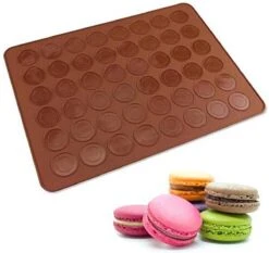 Merkloos Siliconen Vorm Voor Macarons - Macaron Bakmat - Oven Macaron Mal - 48 Vormen