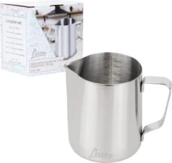 Leccur Barista Melkkan - Melkkannetje RVS - Melkopschuimkan 600ml