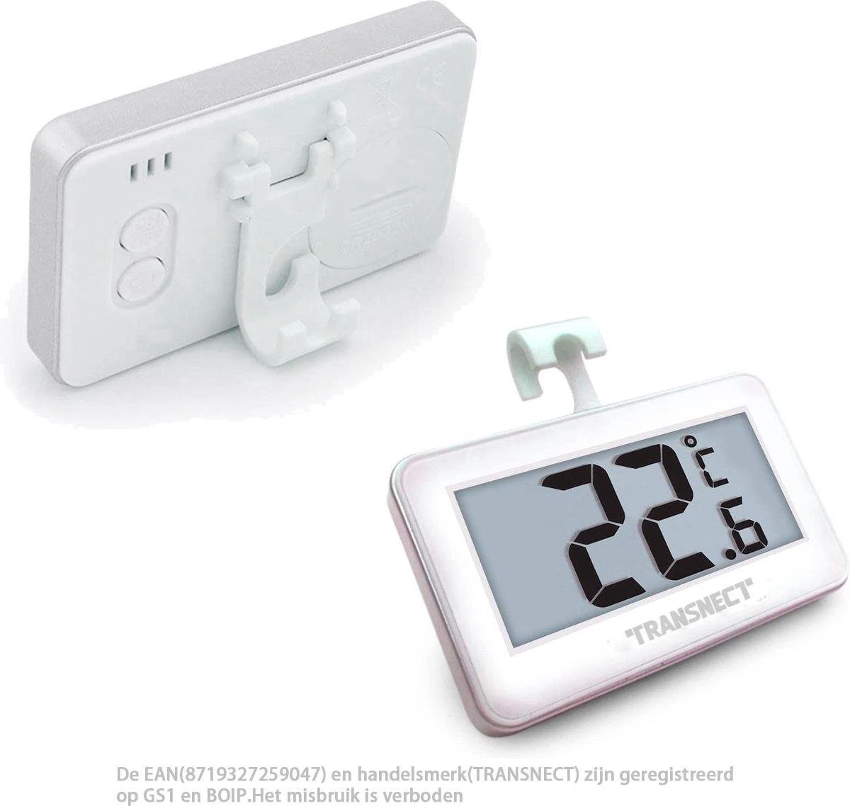 TRANSNECT Koelkast Thermometer - Keukenthermometer 1 TRANSNECT Koelkast Thermometer - Keukenthermometer