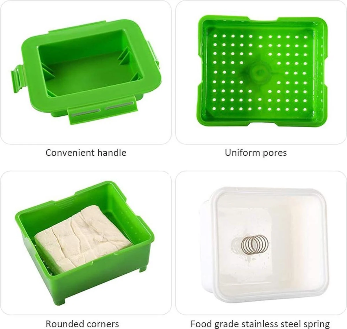 Nonna Tofu Pers 3-laags - Tofu Press - Tofupers - 15x17x10 2 Nonna Tofu Pers 3-laags - Tofu Press - Tofupers - 15x17x10 - Afbeelding 2