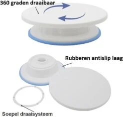 Taart En Cake Decoratie Set - 411 Delige - Taart Bakken Accessoires Set – Taartversiering - Draaiplateau - RVS Spuitmondjes 23 Taart En Cake Decoratie Set - 411 Delige - Taart Bakken Accessoires Set – Taartversiering - Draaiplateau - RVS Spuitmondjes -Merkloos Winkel 1200x1140 11