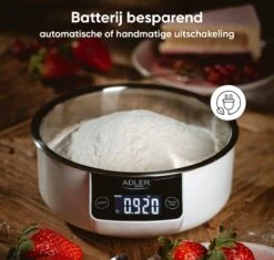 Adler Keukenweegschaal - Tot 5 Kg - Keukenweegschaal Digitaal - Met Kom -Merkloos Winkel 1200x1142 12