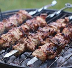 Krumble Barbecue Spiezen Set Van 6 / RVS Spiezenset Van 45cm Lengte / 6 Stuks Vleespennen Voor Vlees En Groente - RVS -Merkloos Winkel 1200x1143 8