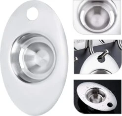 Merkloos Professionele Ei-scheider - Ei Scheiden - Ei Splitser Splitsen - Eiwit - Eigesel - 304 RVS - Zilver - Eierscheider -Merkloos Winkel 1200x1143 9