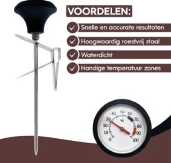 RoiCuisine® Melkopschuimkan - Met Thermometer - 350ml - Melkkannetje - Barista - RVS -Merkloos Winkel 1200x1145 16