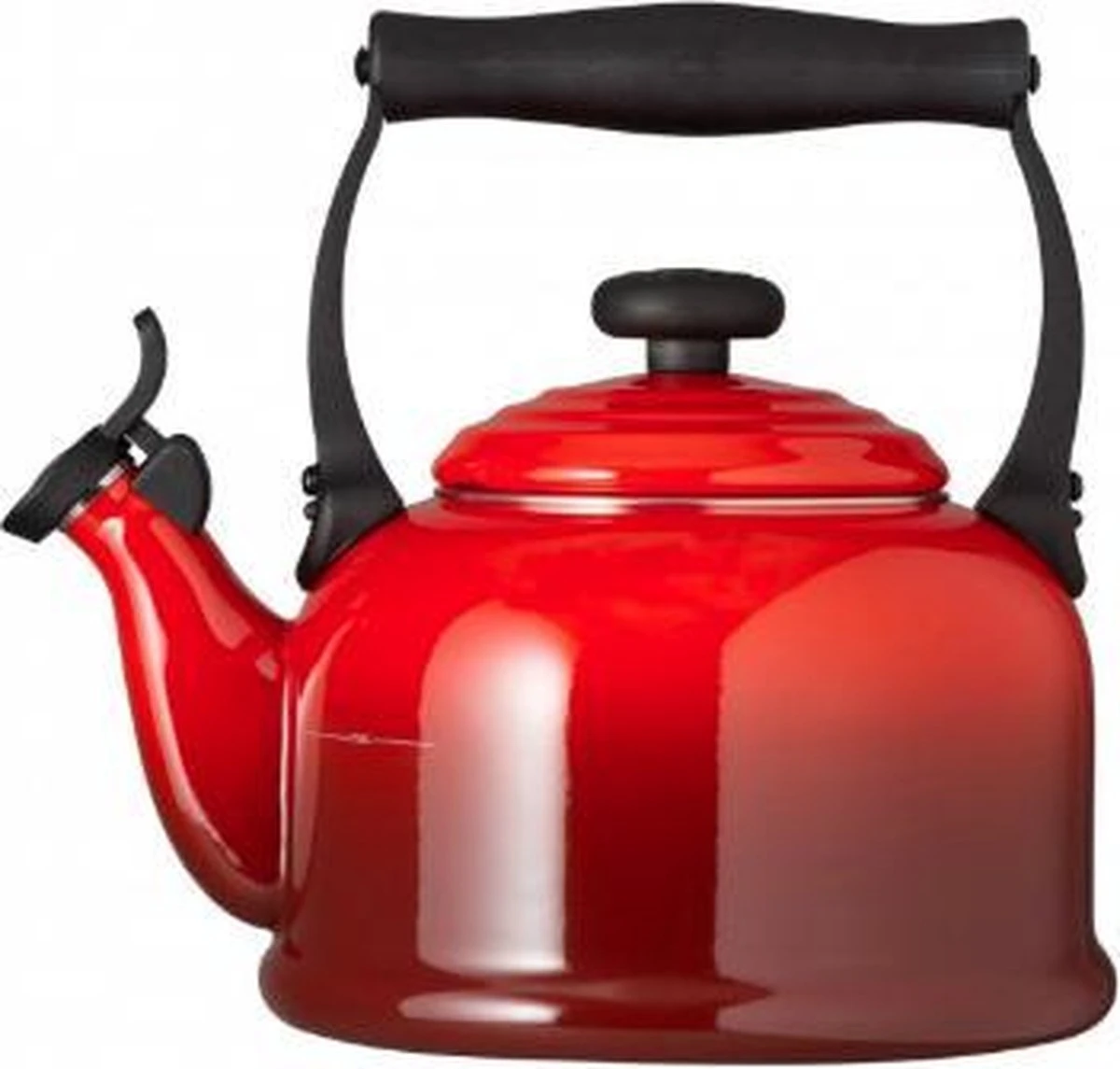 Le Creuset Tradition Fluitketel - 2.1 L - Kersenrood 4 Le Creuset Tradition Fluitketel - 2.1 L - Kersenrood - Afbeelding 4