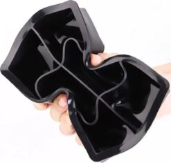 Buxibo - Luxe IJsblokvormen - Set Van 4 - Ice Cube Tray - 6 IJsblokken – IJsblokjes Vorm Met Deksel - Siliconen - Zwart -Merkloos Winkel 1200x1145 8