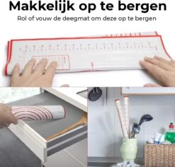 Bondoo Deegmat Groot 80x60cm - Silicone - Rood - Inclusief Deegschraper 21 Bondoo Deegmat Groot 80x60cm - Silicone - Rood - Inclusief Deegschraper -Merkloos Winkel 1200x1146 12