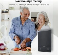 Formilo Digitale Precisie Keukenweegschaal - Weegschaal Keuken Met Tarra Functie - 1gr Tot 5kg - Inclusief Batterijen - Zwart 7 Formilo Digitale Precisie Keukenweegschaal - Weegschaal Keuken Met Tarra Functie - 1gr Tot 5kg - Inclusief Batterijen - Zwart -Merkloos Winkel 1200x1147 12