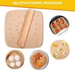 Consumerce® 200 Stuks Bakpapier Voor AirFryer XXL (23cm) – AirFryer Accesoires – AirFryer Bakpapier XXL – AirFryer Bakpapier XL – AirFryer Wegwerp Bakjes - AirFryer Bakpapier 100 Stuks – Heteluchtfriteuse -Merkloos Winkel 1200x1147 18