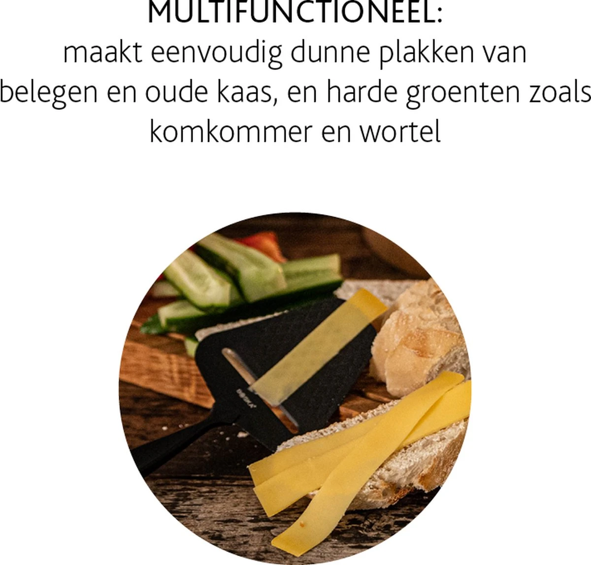 Boska Kaasschaaf Monaco+ Dark - Design Kaasschaaf - Kaasschaaf Voor Harde Kaas - Kaasschaaf Donker - RVS - Vaatwasserbestendige Kaasschaaf - Cadeautip - Keukengerei - Keuken Accessoires - 10 Jaar Garantie 4 Boska Kaasschaaf Monaco+ Dark - Design Kaasschaaf - Kaasschaaf Voor Harde Kaas - Kaasschaaf Donker - RVS - Vaatwasserbestendige Kaasschaaf - Cadeautip - Keukengerei - Keuken Accessoires - 10 Jaar Garantie - Afbeelding 4