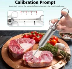 BOTC Marinade Injectiespuit - Vlees Injectiespuit - Marinade Injector - Marinade Spuit - RVS -Merkloos Winkel 1200x1148 20