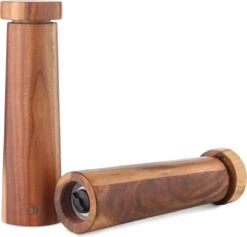 Navaris Zout En Pepermolen Set - Handmatige Molen Met Instelbaar Keramisch Maalwerk - Navulbaar En Duurzaam - Gemaakt Van Acaciahout -Merkloos Winkel 1200x1153 10