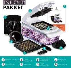 Cavos - Multifunctionele Groentesnijder - Mandoline - Uiensnijder - Frietsnijder - Rasp - Vlijmscherp - BPA-vrij 16 Cavos - Multifunctionele Groentesnijder - Mandoline - Uiensnijder - Frietsnijder - Rasp - Vlijmscherp - BPA-vrij -Merkloos Winkel 1200x1153 11