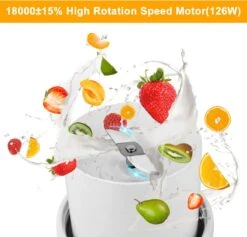 Royalty Line Mini Blender - Smoothie Maker - Compact Blender - Oplaadbare Blender - Accu – USB Oplaadbare Draagbare Mini Blender To Go – Mixer - 350ml - Mint Groen- Ideaal Voor De Zomerdagen -Merkloos Winkel 1200x1153 39