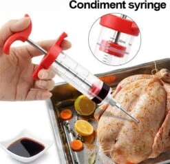 Merkloos OWO - Marinade Injector Spuit - Injectiespuit Voor Vlees - BBQ -Merkloos Winkel 1200x1154 20