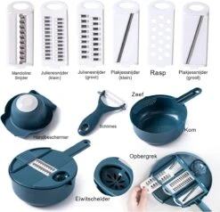 KitchenPrince Multifunctionele Groentesnijder - Mandoline Slicer Dicer - Groentesnijder - Uiensnijder - Fruitsnijder - Keukensnijder - Persen - Mandoline Keukensnijder - Fruitperser - Appelsnijder - Rasp 10 KitchenPrince Multifunctionele Groentesnijder - Mandoline Slicer Dicer - Groentesnijder - Uiensnijder - Fruitsnijder - Keukensnijder - Persen - Mandoline Keukensnijder - Fruitperser - Appelsnijder - Rasp -Merkloos Winkel 1200x1154 8