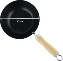 Orange85 Wokpan - Non Stick - Zwart - 20 Cm - Geschikt Voor Gas -Merkloos Winkel 1200x1157