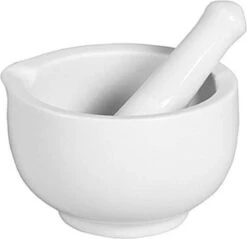 Svenska Living Vijzel Met Stamper - Wit - Keramiek - D8 Cm -Merkloos Winkel 1200x1159 14