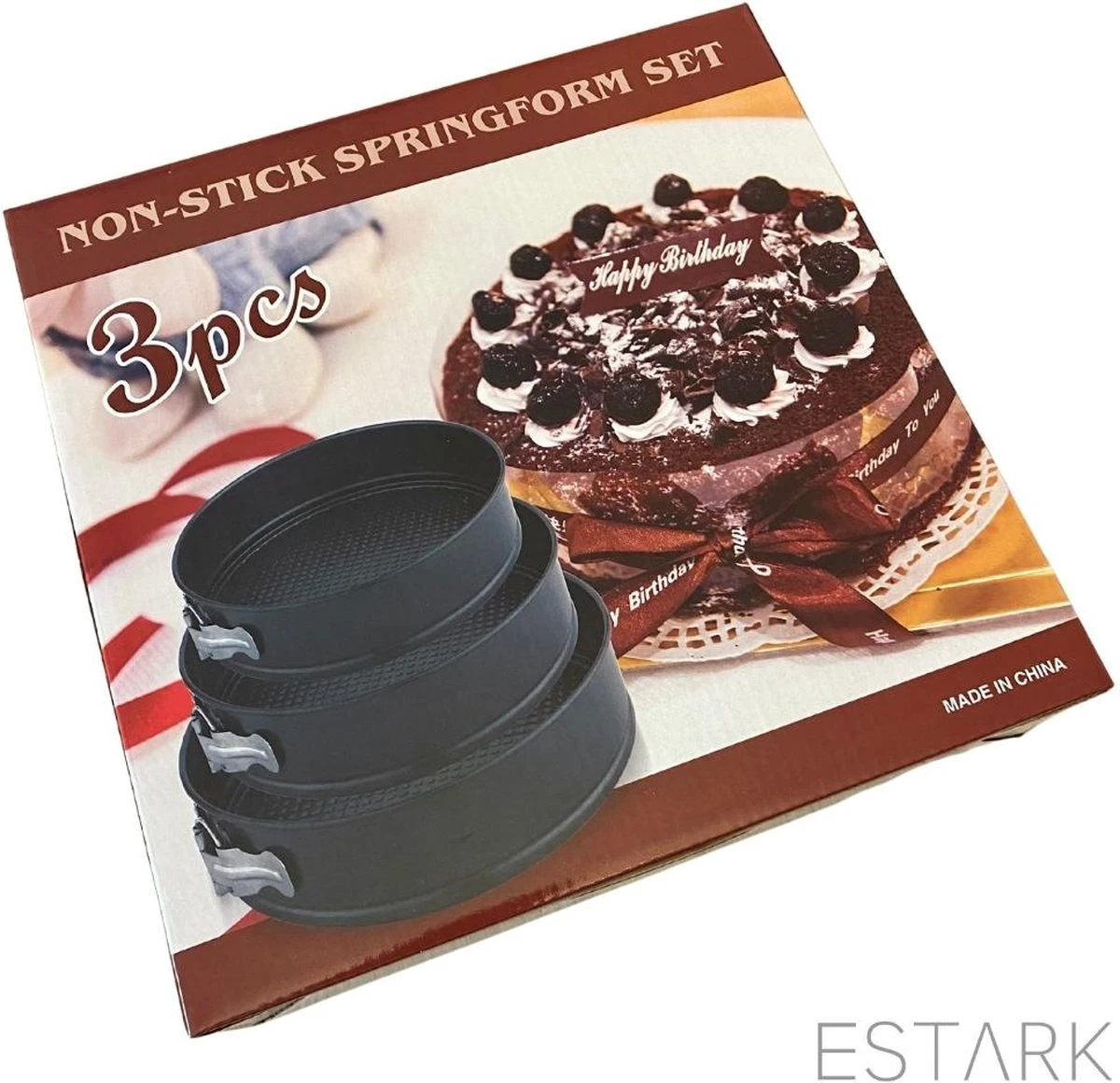 ESTARK® 3-Delige Ronde RVS Oven Bakvorm - Springvorm Set - Bak Vorm Voor Oven - Bakblik Taartvorm - Voor Het Bakken Van Cake Taarten Quiche - Cakevorm - Quichevorm - Taartblik Ring Metalen Ovenvorm - Rond - Ovenbakvorm 23/26/28cm - Set Van 3 13 ESTARK® 3-Delige Ronde RVS Oven Bakvorm - Springvorm Set - Bak Vorm Voor Oven - Bakblik Taartvorm - Voor Het Bakken Van Cake Taarten Quiche - Cakevorm - Quichevorm - Taartblik Ring Metalen Ovenvorm - Rond - Ovenbakvorm 23/26/28cm - Set Van 3 - Afbeelding 13