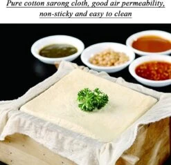 BOTC Kaasdoek - Passeerdoek - 95 X 90 Cm - 2 Stuks -zachte Neteldoek - Passeerdoek - 100% Linnen – Ongebleekt - Micromousseline -Merkloos Winkel 1200x1161 13