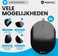 Muntel® Inductie Beschermer – Pannenonderzetter - Set Van 4 - 22CM -Bestendig Tot 240 ºC - Siliconen – Zwart -Merkloos Winkel 1200x1161 22