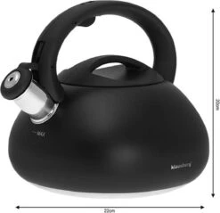 Fluitketel Waterkoker Mat Zwart 2.7 L ‘’Black Amethyst‘’ RVS – Inductie - Vatwasser 11 Fluitketel Waterkoker Mat Zwart 2.7 L ‘’Black Amethyst‘’ RVS – Inductie - Vatwasser -Merkloos Winkel 1200x1161 6