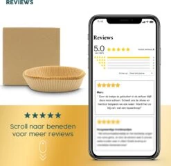 Gluxury Airfryer Bakpapier - 100 Stuks - Wegwerpbakjes Voor Airfryer XL En XXL - Inc. E-book - 20cm 15 Gluxury Airfryer Bakpapier - 100 Stuks - Wegwerpbakjes Voor Airfryer XL En XXL - Inc. E-book - 20cm -Merkloos Winkel 1200x1162 15