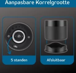 GOV Elektrische Peper- En Zoutmolen Zwart XL Set Oplaadbaar - Pepermolen - Peper En Zoutstel -Merkloos Winkel 1200x1162 5