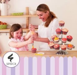 Spuitmondjes Set - Luxe Cake Decoratie Met Taart Draaiplatau Inc. 20 Spuitmondjes En Opzetstukjes - RVS - Bloemen - 3 Herbruikbare Siliconen Spuitzakken - 3 Fondant Schrapers - 2 Spatula's - Swilix -Merkloos Winkel 1200x1163 20