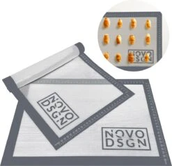Siliconen Bakmat Ovenmat Deegmat | 2-pack 40x30 | Anti Kleef Bakpapier