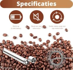 Melkopschuimer Voor Perfect Melkschuim - Melkopschuimer Elektrisch - Melkschuimer Van RVS - Melkopschuimer Handmatig EarKings 17 Melkopschuimer Voor Perfect Melkschuim - Melkopschuimer Elektrisch - Melkschuimer Van RVS - Melkopschuimer Handmatig EarKings -Merkloos Winkel 1200x1163 26