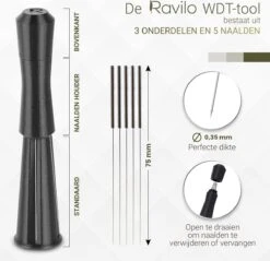 Ravilo® WDT Tool Compact Met 5 Naalden - Zwart - Espresso Distributie Tool - Weiss Distribution Technique - WDT Distribution Tool -Merkloos Winkel 1200x1163 27
