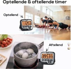 BanGosa® Magnetisch Digitale Kookwekker - Timer - RVS - Keukenwekker Digitaal - Digitale Keuken Timer - Stopwatch Met Magneet 11 BanGosa® Magnetisch Digitale Kookwekker - Timer - RVS - Keukenwekker Digitaal - Digitale Keuken Timer - Stopwatch Met Magneet -Merkloos Winkel 1200x1164 10