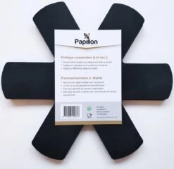 Merkloos Papillon 6 Stuks Panbeschermers - 38 Cm - Uni Antraciet -Merkloos Winkel 1200x1164 17