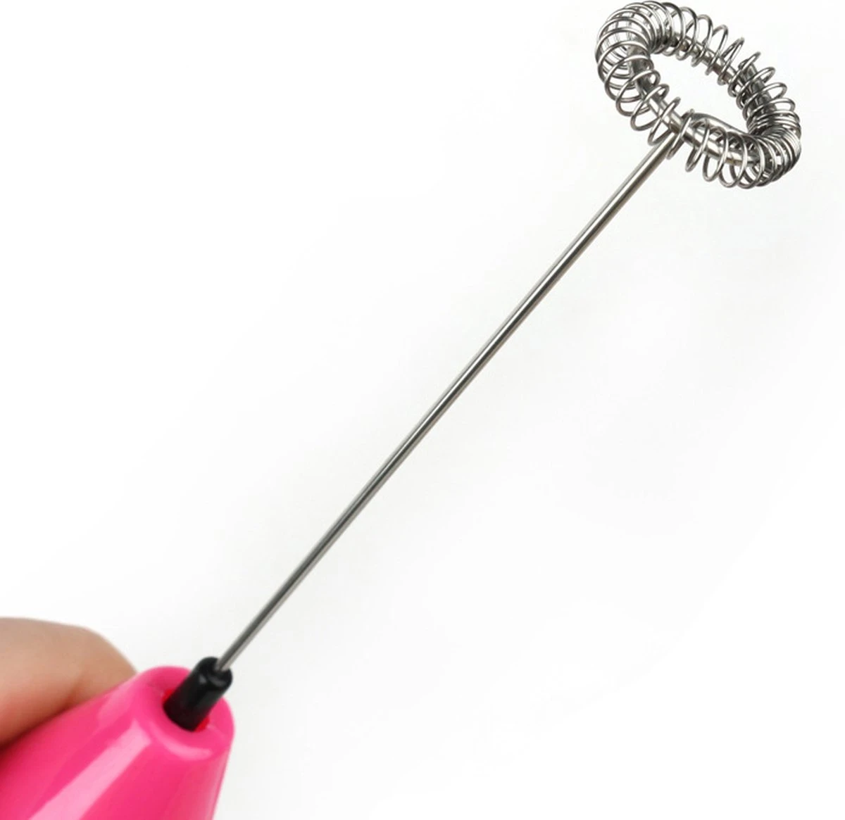 INTER-CAFFÈ® Elektrische Melkopschuimer - Handmatige Melkopschuimer - Melkschuimer - Roze - 1 Jaar Garantie 4 INTER-CAFFÈ® Elektrische Melkopschuimer - Handmatige Melkopschuimer - Melkschuimer - Roze - 1 Jaar Garantie - Afbeelding 4