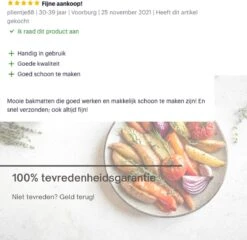 Siliconen Bakmat Ovenmat Deegmat | 2-pack 40x30 | Anti Kleef Bakpapier | Zwart -Merkloos Winkel 1200x1166 28