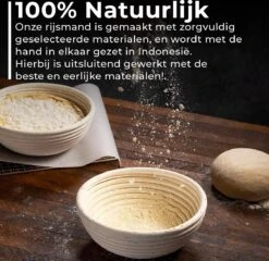 Merkloos Rijsmandje - Inc. Gratis Deegkleed - Ø 23 Cm - Rijsmand - Banneton - Rijsmandje Rond - Kerstcadeau - Voor Mannen - Voor Vrouwen - Kerst Cadeau Voor Man - Vrouw - Cadeautjes -Merkloos Winkel 1200x1166 32