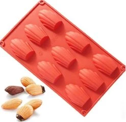 Merkloos Siliconen Madeleine Bakvorm - Antikleef - 9 Madeleinen - Ware Grootte - Bakvorm - Plooibaar - Duurzaam - Vorm - Herbruikbaar - Dessert - Toetjes - Bak - Bakken - Cake - Taart - Gratis Verzending -Merkloos Winkel 1200x1166 33