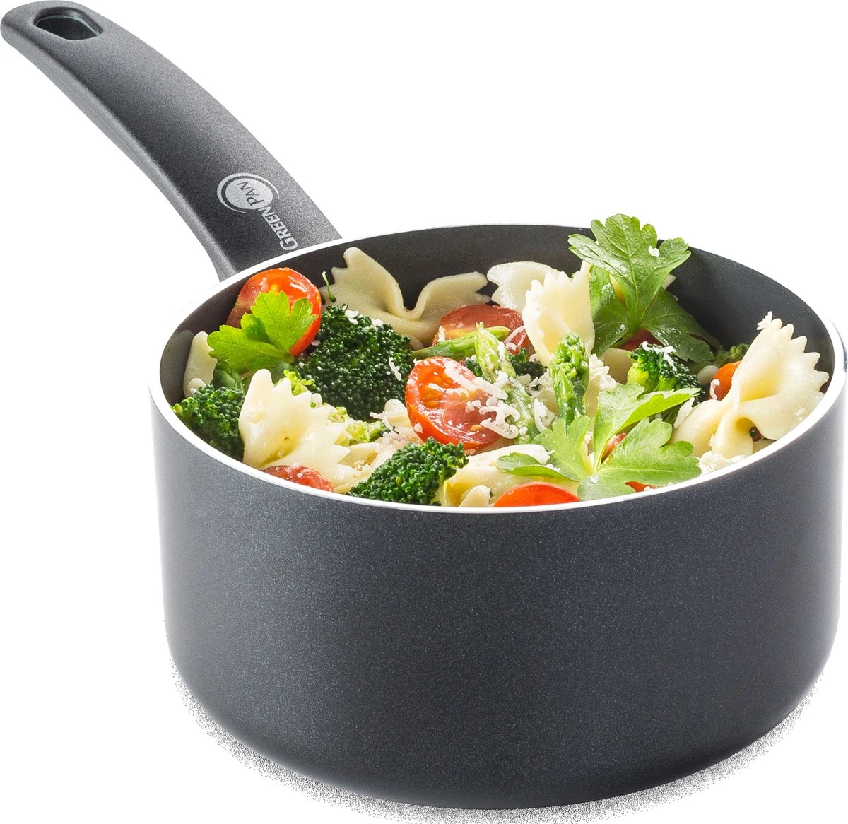 GreenPan Cambridge Steelpan 16cm - Zwart - Inductie - PFAS-vrij 11 GreenPan Cambridge Steelpan 16cm - Zwart - Inductie - PFAS-vrij - Afbeelding 11