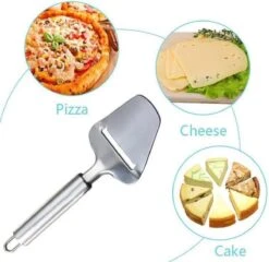 RVS Zilver Kaasschaaf - Multifunctioneel - Voor Jonge Kaas- Cheese Slicer- Met Ophangoog- -Merkloos Winkel 1200x1168 10