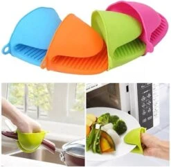 2x Pannenlap - Siliconen - Hittebestendig Tot 160º - Merkloos - Groen -Merkloos Winkel 1200x1169