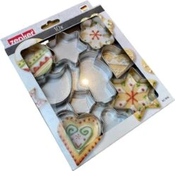 Uitsteekvormen Set 10 Stuks - Koekvormen - Bakvorm - Koekjes Vormpjes - Uitsteekvormpjes - Bakvormpjes - Koek Figuren - Uitstekers Set - Kerst - Koek Figuurtjes - Ster Maan Hartje Bloem - ESTARK -Merkloos Winkel 1200x1170 34