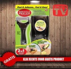 2in1 Miracle Peeler - Zwart - Kunststof - Dunschiller + Julienne Snijder - Bekend Van TV- Complete Set 12 2in1 Miracle Peeler - Zwart - Kunststof - Dunschiller + Julienne Snijder - Bekend Van TV- Complete Set -Merkloos Winkel 1200x1171 14