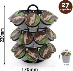 Kitch&Life Dolce Gusto Capsulehouder - 27 Cups - Koffiecups Houder 11 Kitch&Life Dolce Gusto Capsulehouder - 27 Cups - Koffiecups Houder -Merkloos Winkel 1200x1173 26