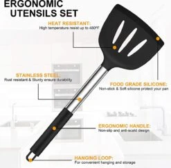 Keukengerei Set Met Houder 15-delig - Siliconen - Hittebestendig / BPA Vrij -Merkloos Winkel 1200x1174 6