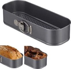 Relaxdays Springvorm Cake - Bakvorm - Broodvorm - Anti-aanbak - Voor Cake - Bakblik -Merkloos Winkel 1200x1175 28