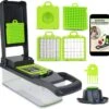 Acestore - Luxe Groentesnijder + Gratis E-Book! - Keukensnijder - Keukenmachine - Mandoline Slicer - Multifunctioneel - 12 In 1 -Met Opvangbak