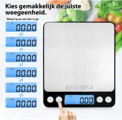 BanGosa Precisie Digitale Weegschaal - 0.01 Tot 500 Gram - Zwart -Merkloos Winkel 1200x1176 25